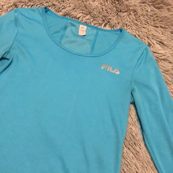 An athletic lightweight long sleeve shirt. - Picture 2 of 4